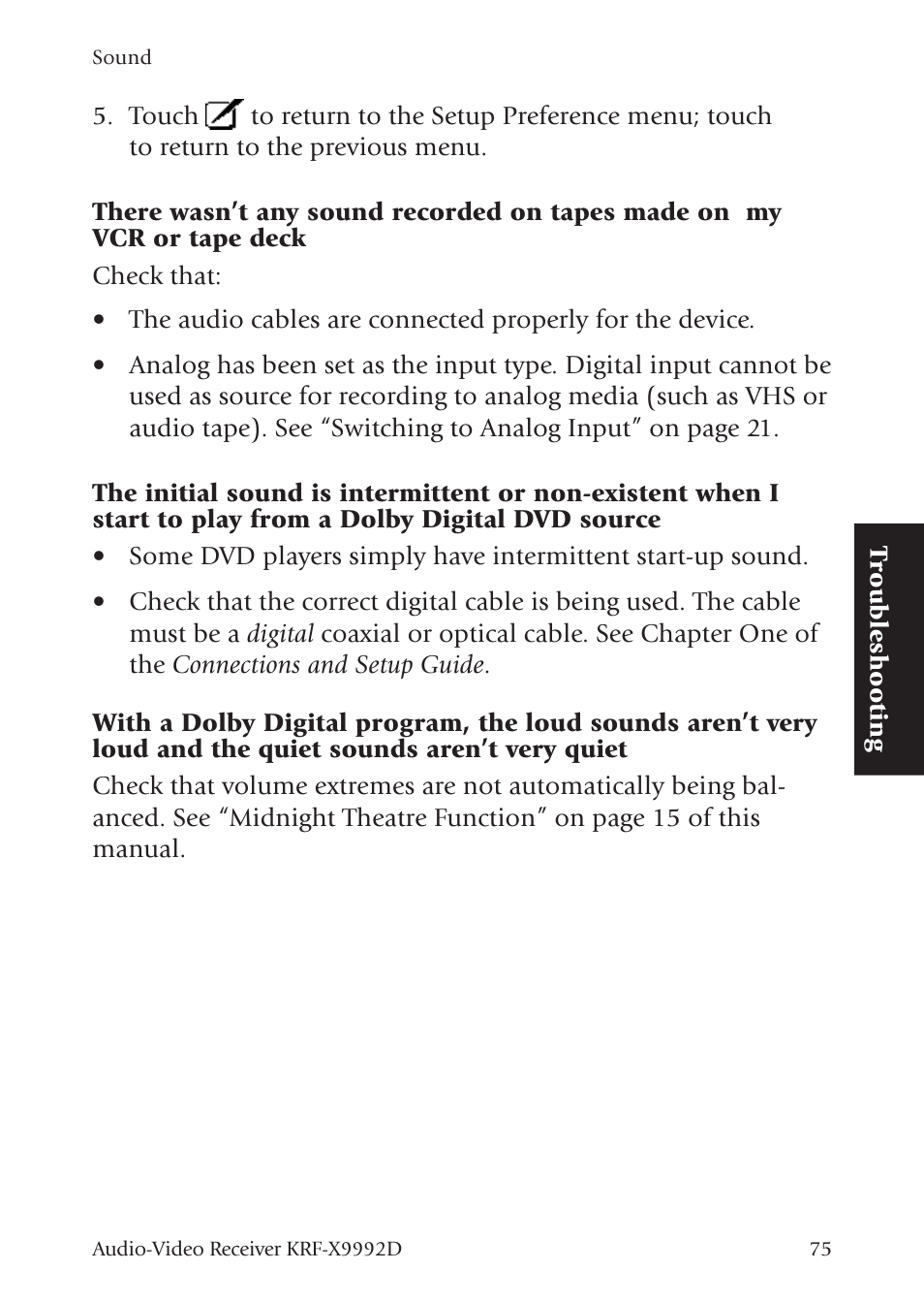 Kenwood KRF-X9992D User Manual | Page 134 / 145