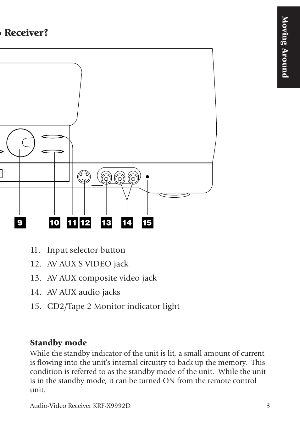 O receiver | Kenwood KRF-X9992D User Manual | Page 61 / 145