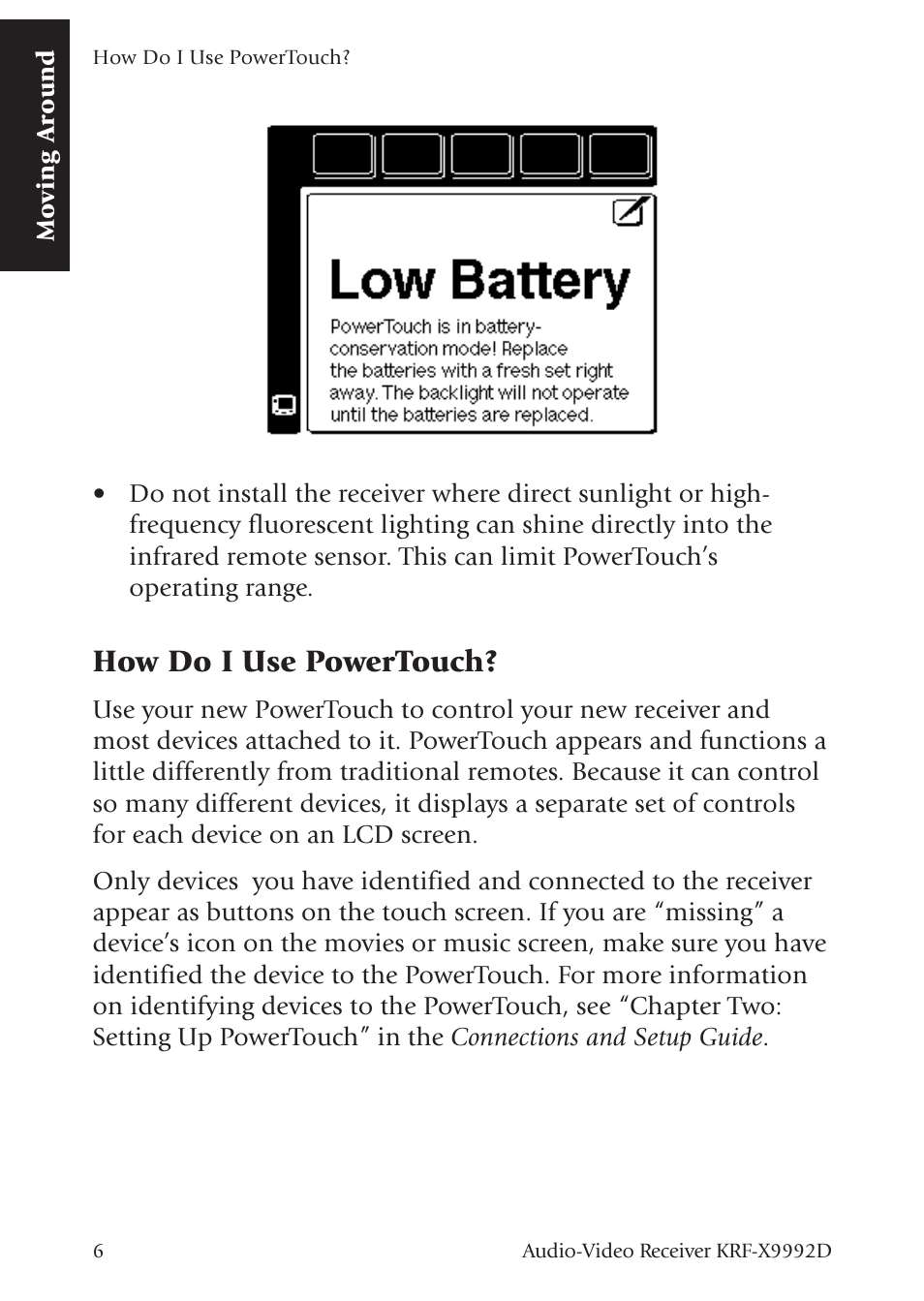 How do i use powertouch | Kenwood KRF-X9992D User Manual | Page 65 / 145