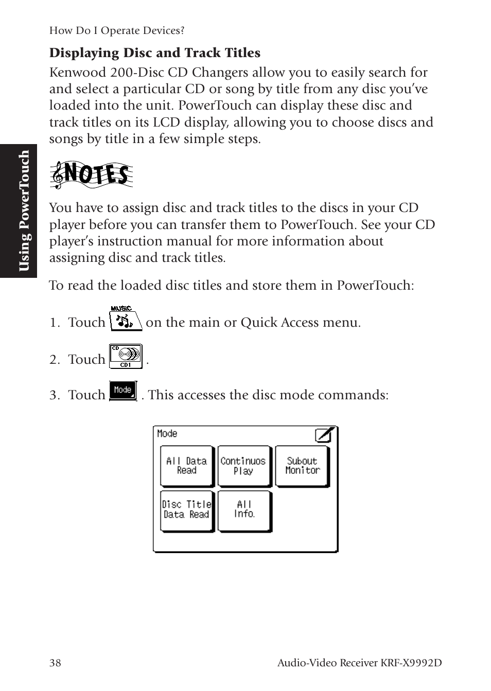 Kenwood KRF-X9992D User Manual | Page 97 / 145