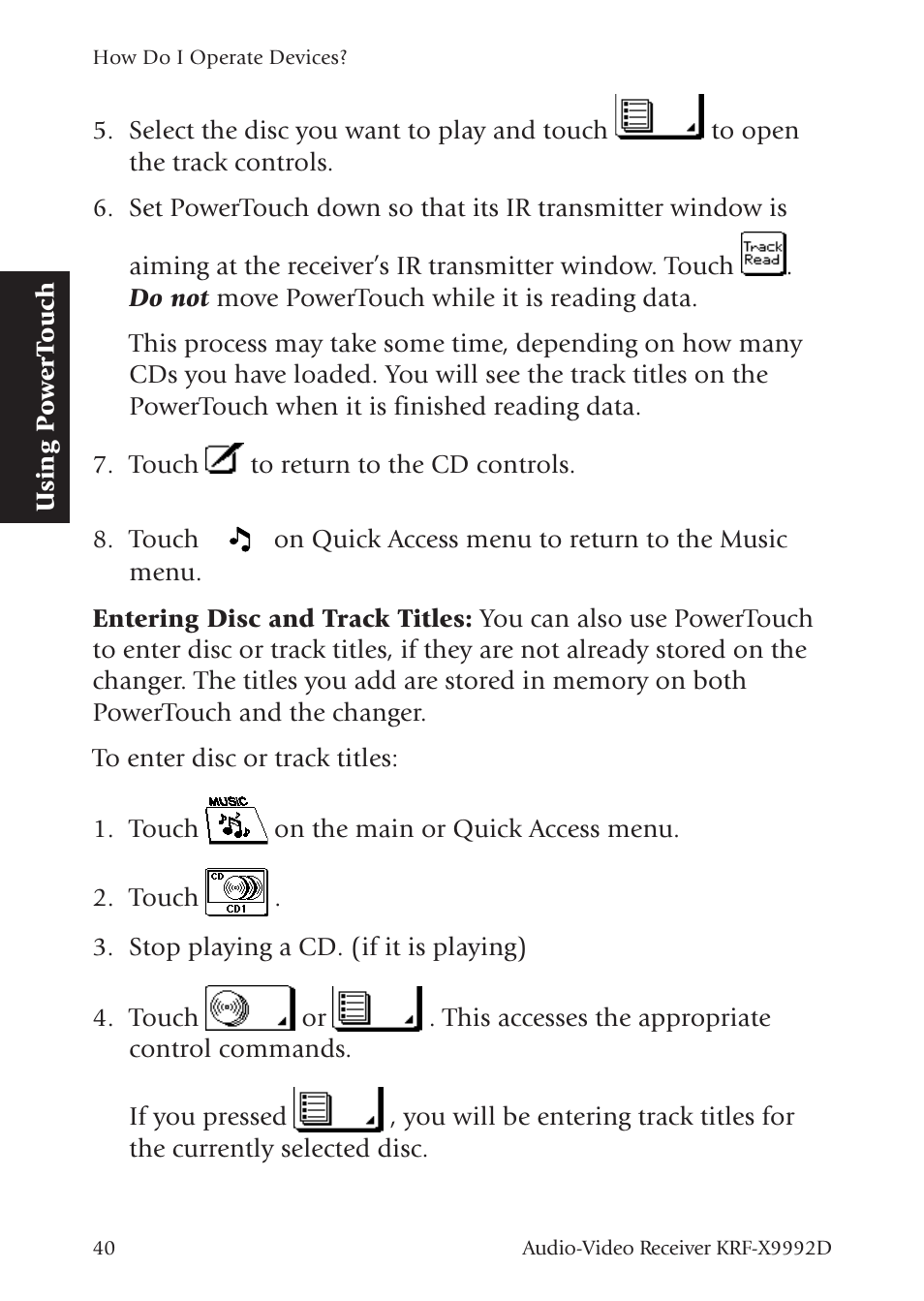 Kenwood KRF-X9992D User Manual | Page 99 / 145