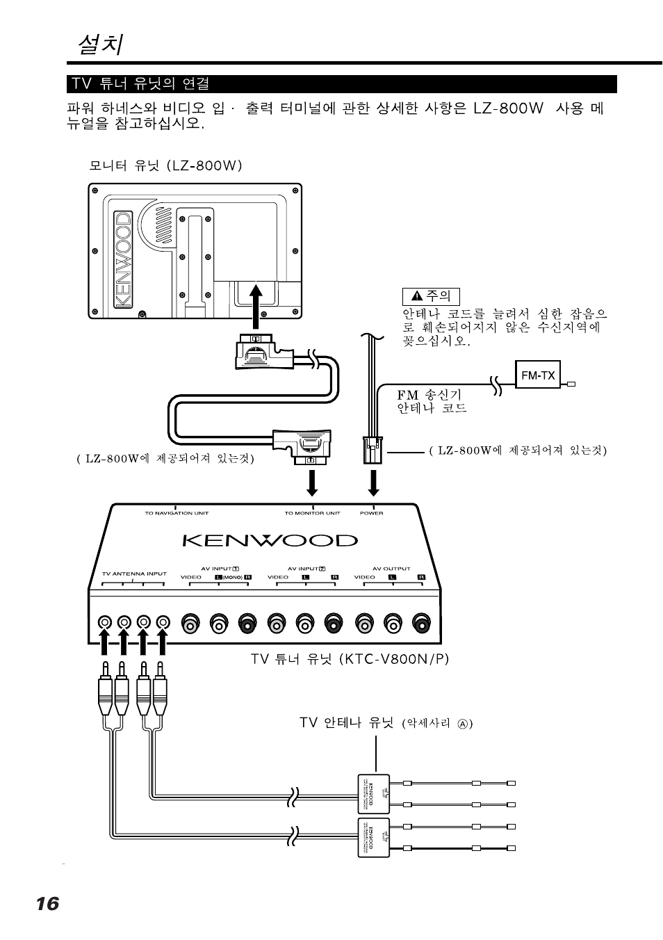 Kenwood KTC-V800P User Manual | Page 16 / 20