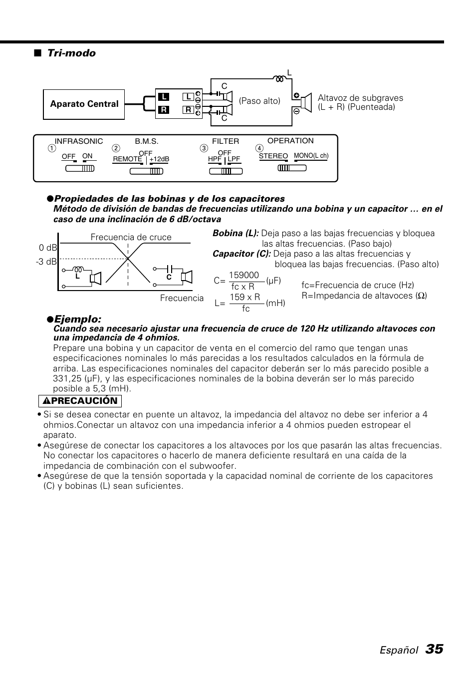 Kenwood KAC-PS520 User Manual | Page 35 / 40