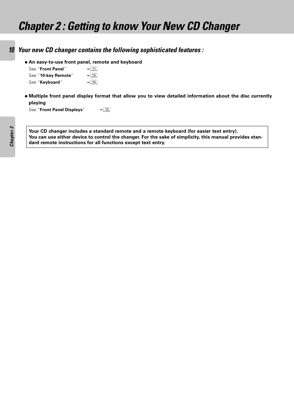 Chapter 2 : getting to know your new cd changer | Kenwood DPF-J9030 User Manual | Page 10 / 44