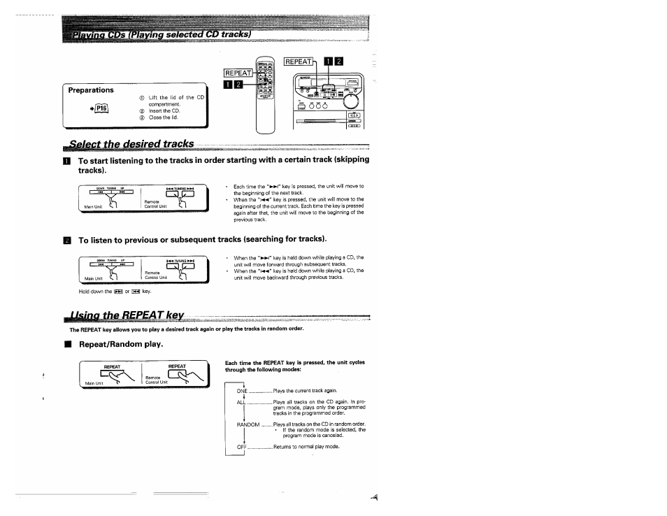 Repeat/random play | Kenwood MS-A5 User Manual | Page 17 / 32