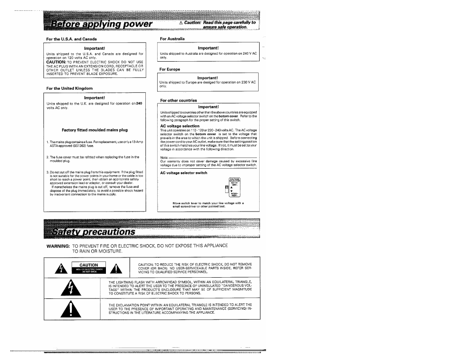 Kenwood MS-A5 User Manual | Page 3 / 32