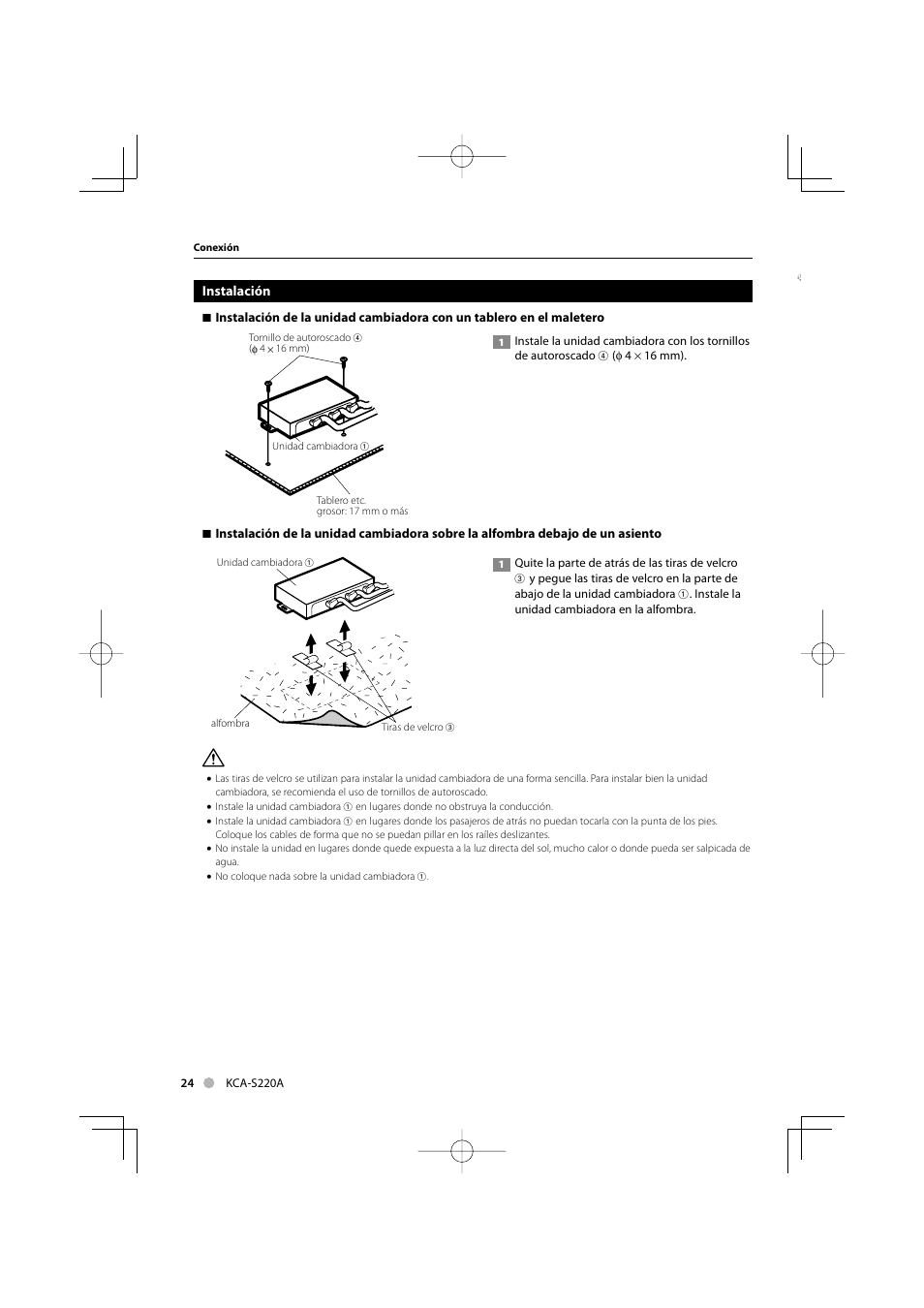 Kenwood KCA-S220A User Manual | Page 24 / 32