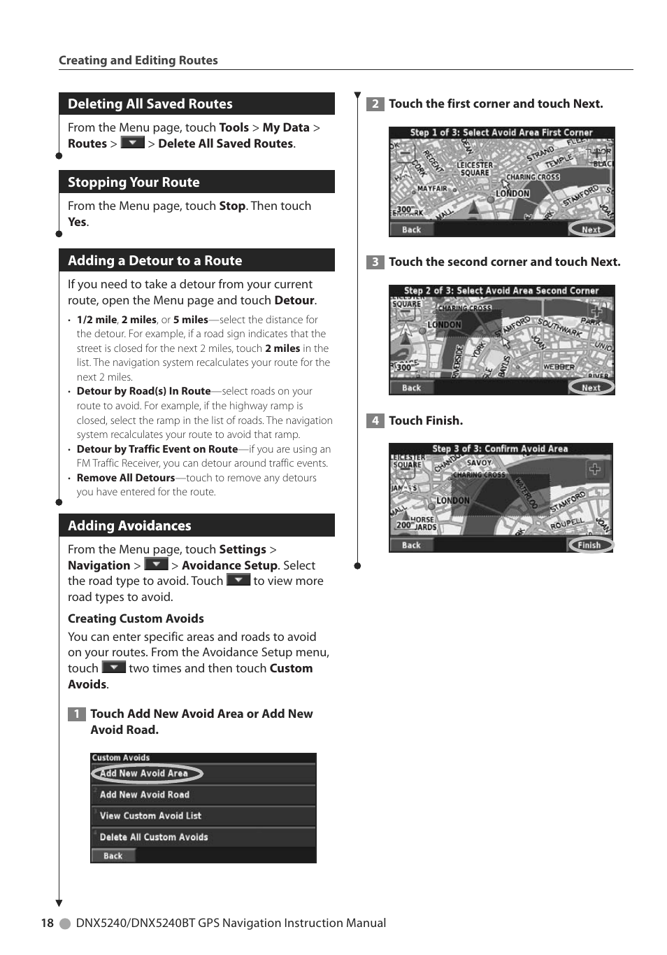 Kenwood DNX5240BT User Manual | Page 18 / 28