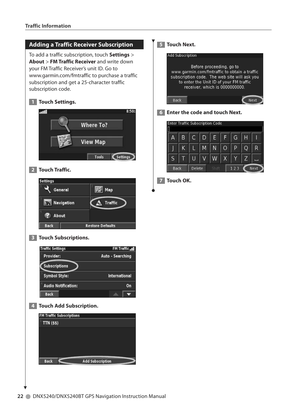 Kenwood DNX5240BT User Manual | Page 22 / 28