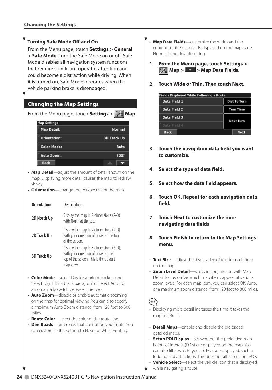 Kenwood DNX5240BT User Manual | Page 24 / 28