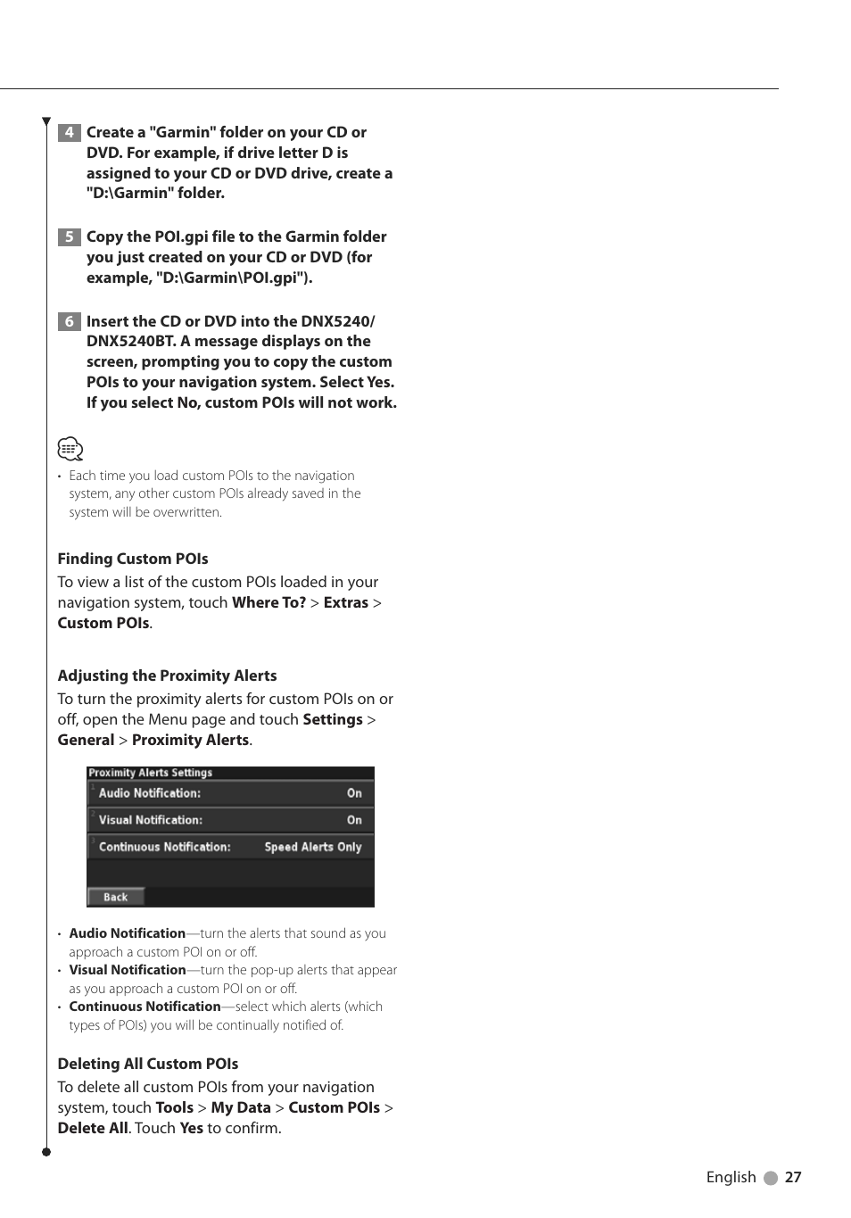 Kenwood DNX5240BT User Manual | Page 27 / 28