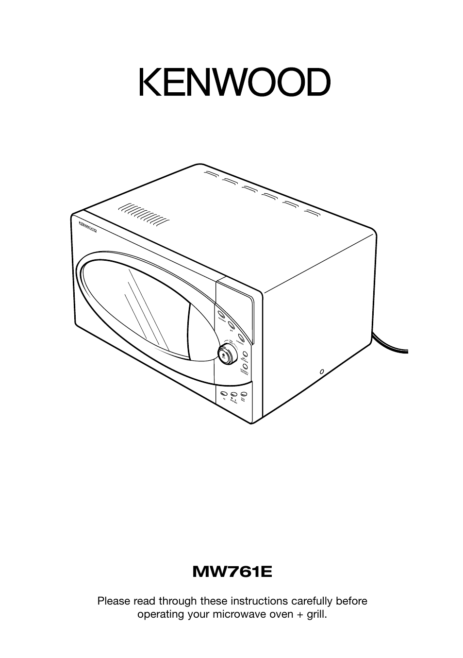 Kenwood MW761E User Manual | 107 pages