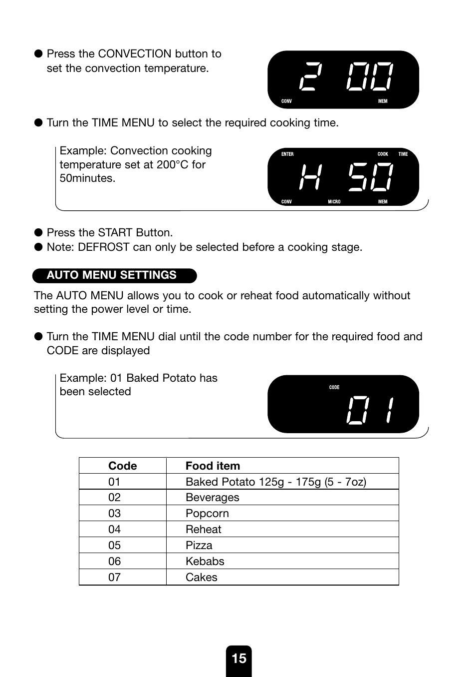 Kenwood MW761E User Manual | Page 15 / 107