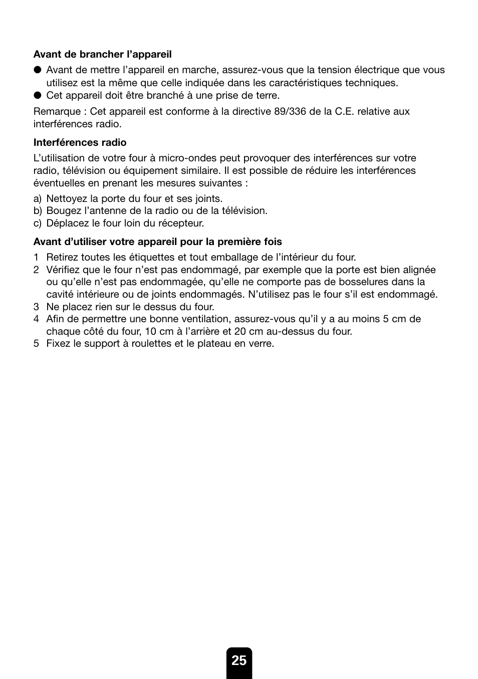 Kenwood MW761E User Manual | Page 25 / 107