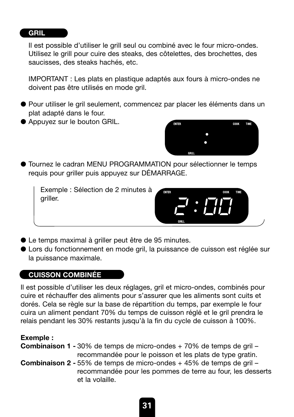 Kenwood MW761E User Manual | Page 31 / 107