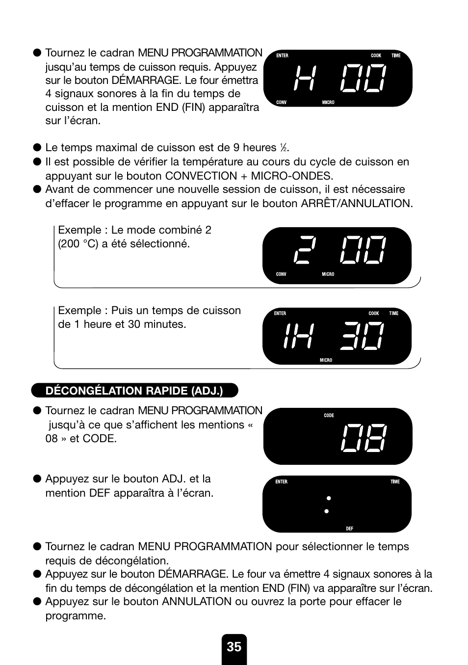 Kenwood MW761E User Manual | Page 35 / 107