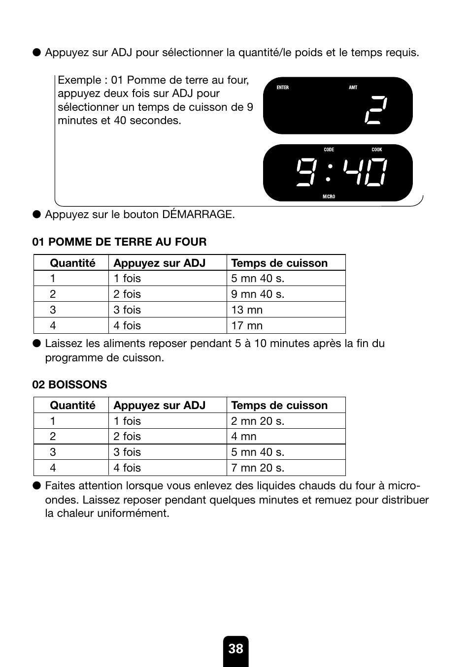 Kenwood MW761E User Manual | Page 38 / 107