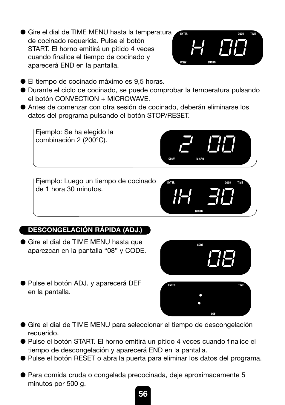 Kenwood MW761E User Manual | Page 56 / 107