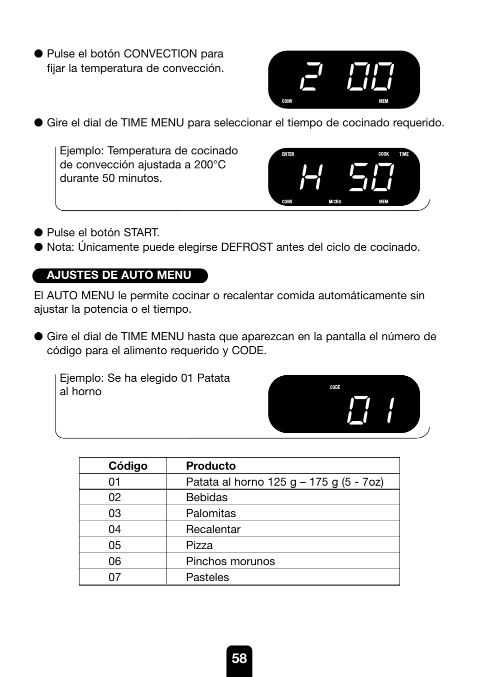 Kenwood MW761E User Manual | Page 58 / 107
