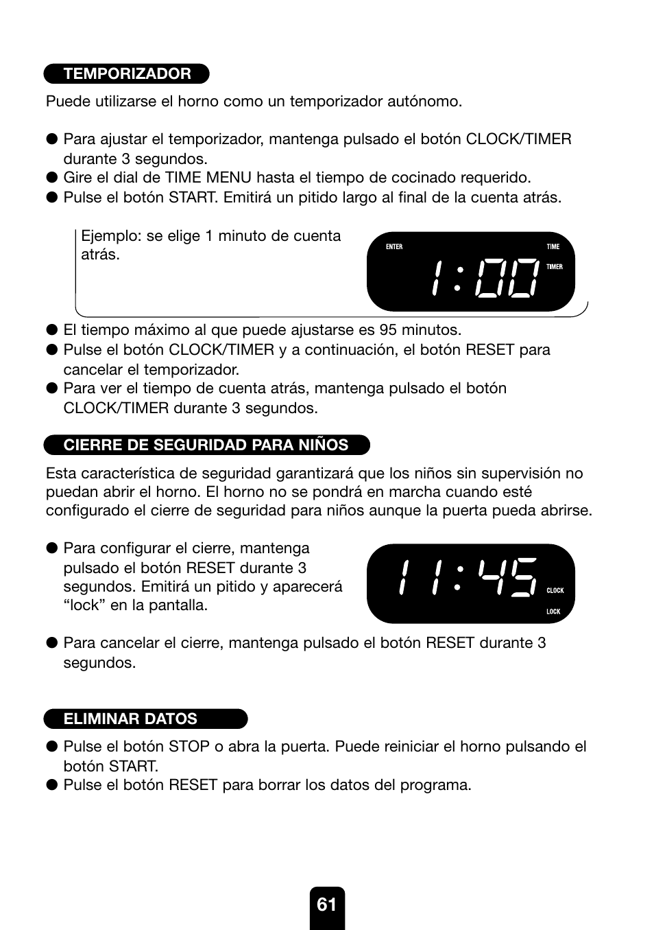 Kenwood MW761E User Manual | Page 61 / 107