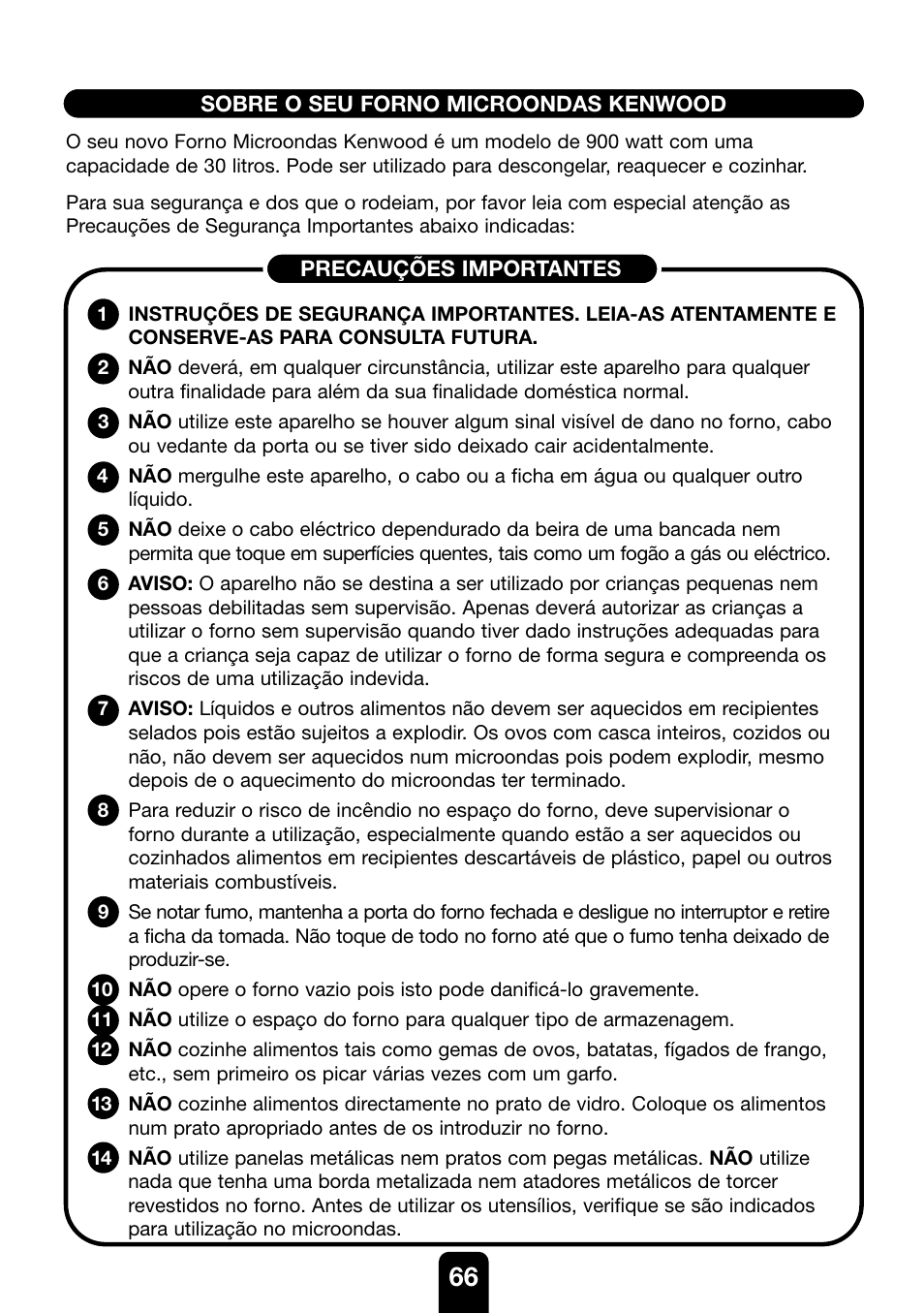 Kenwood MW761E User Manual | Page 66 / 107