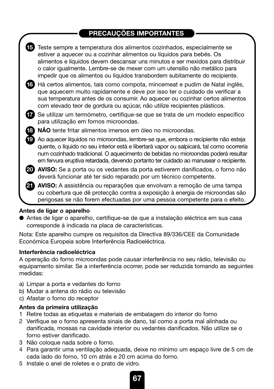 Kenwood MW761E User Manual | Page 67 / 107