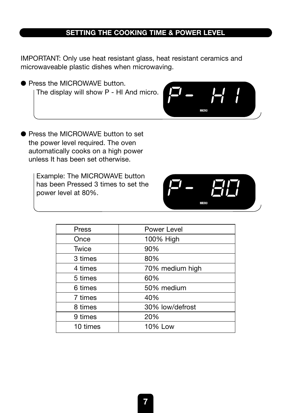 Kenwood MW761E User Manual | Page 7 / 107