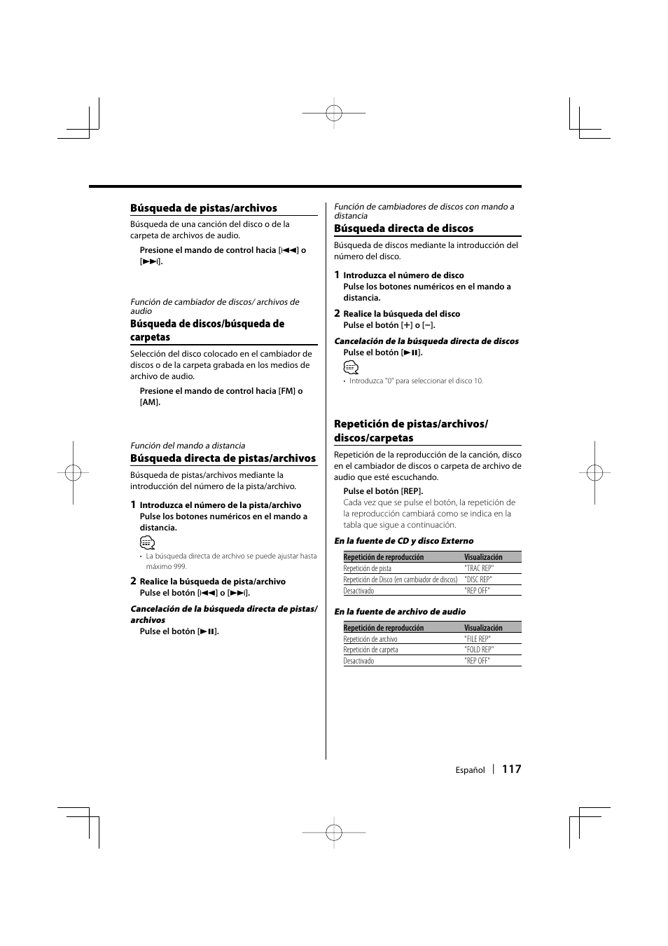 Kenwood eXcelon KDC-X590 User Manual | Page 117 / 144