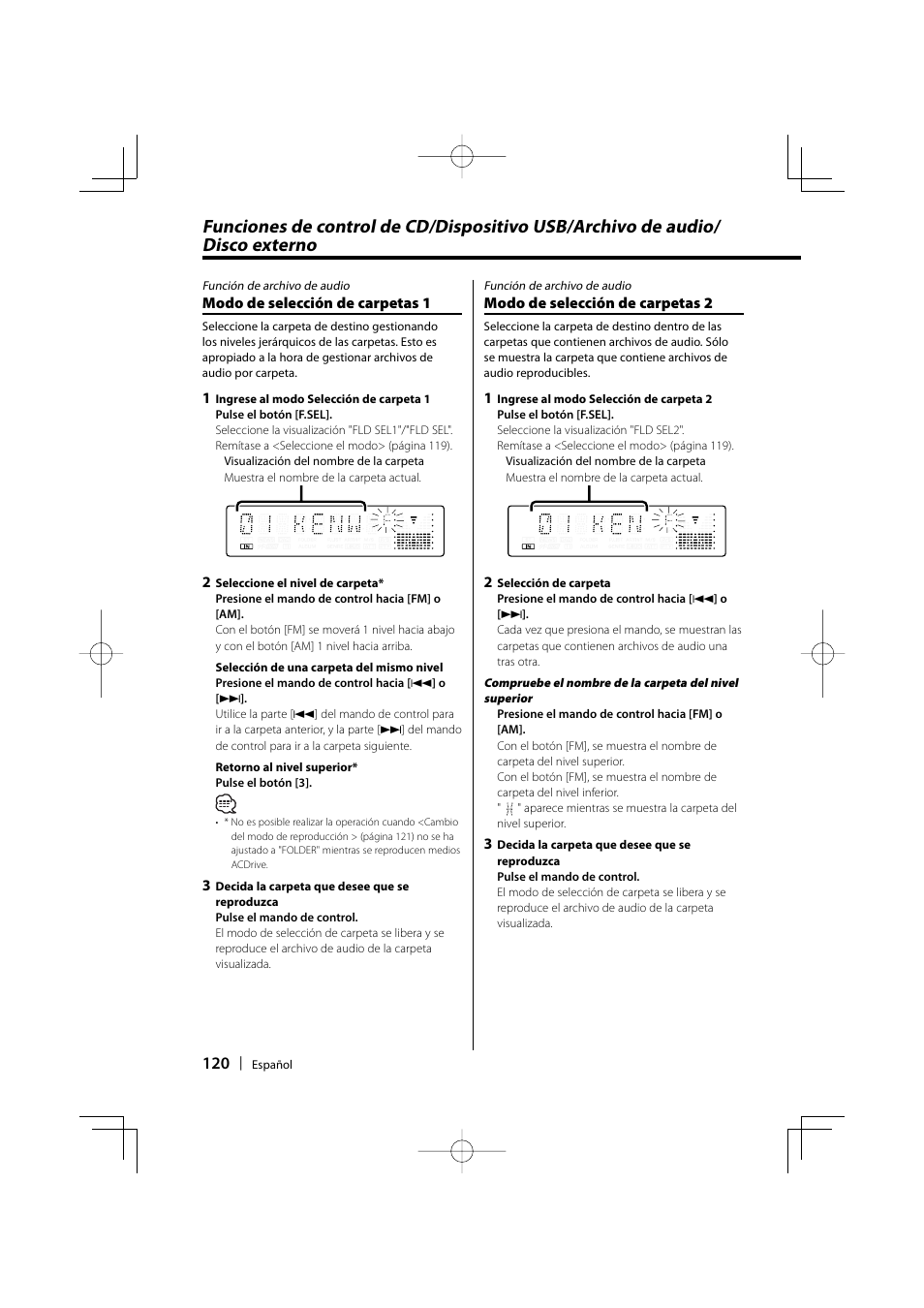 Kenwood eXcelon KDC-X590 User Manual | Page 120 / 144