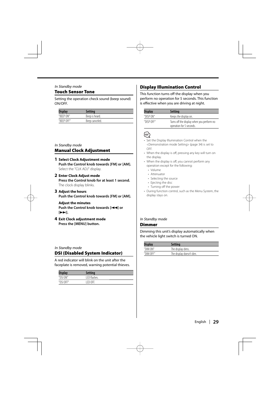 Kenwood eXcelon KDC-X590 User Manual | Page 29 / 144