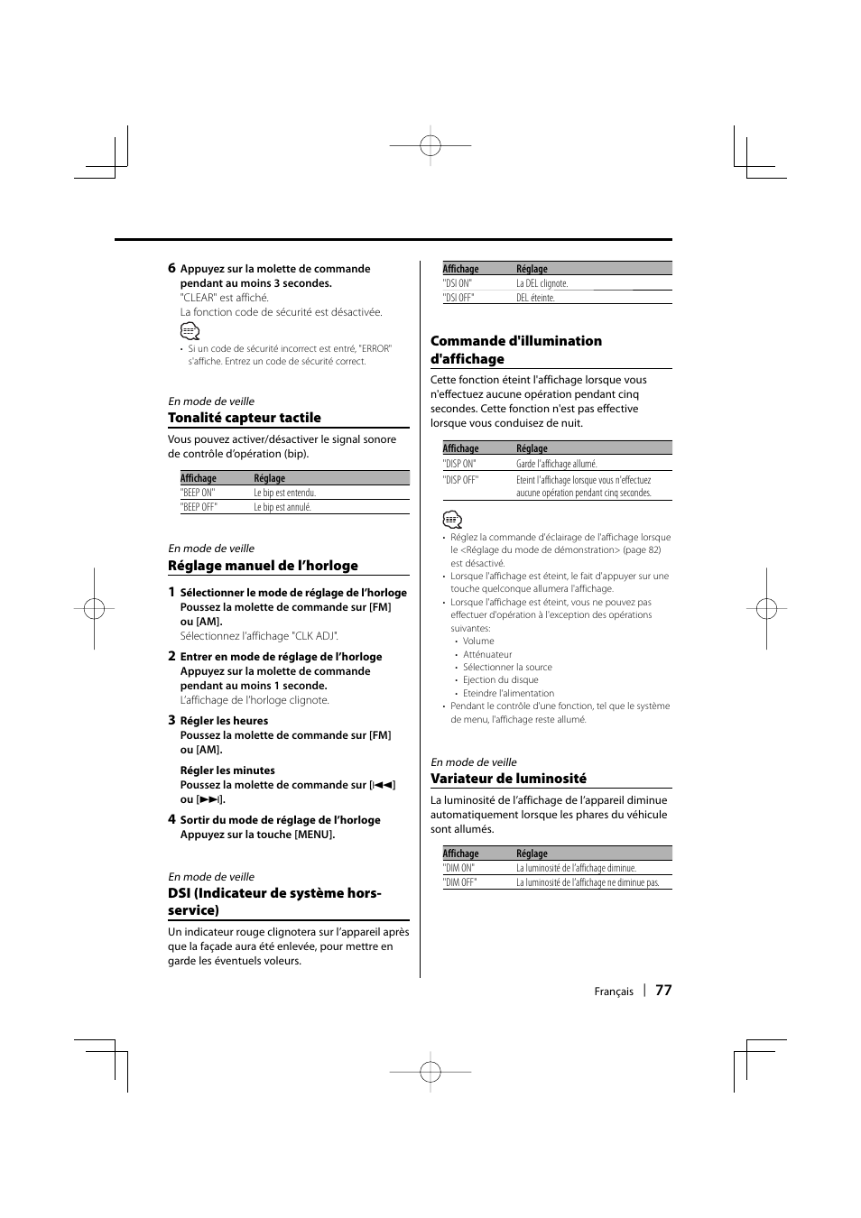 Kenwood eXcelon KDC-X590 User Manual | Page 77 / 144