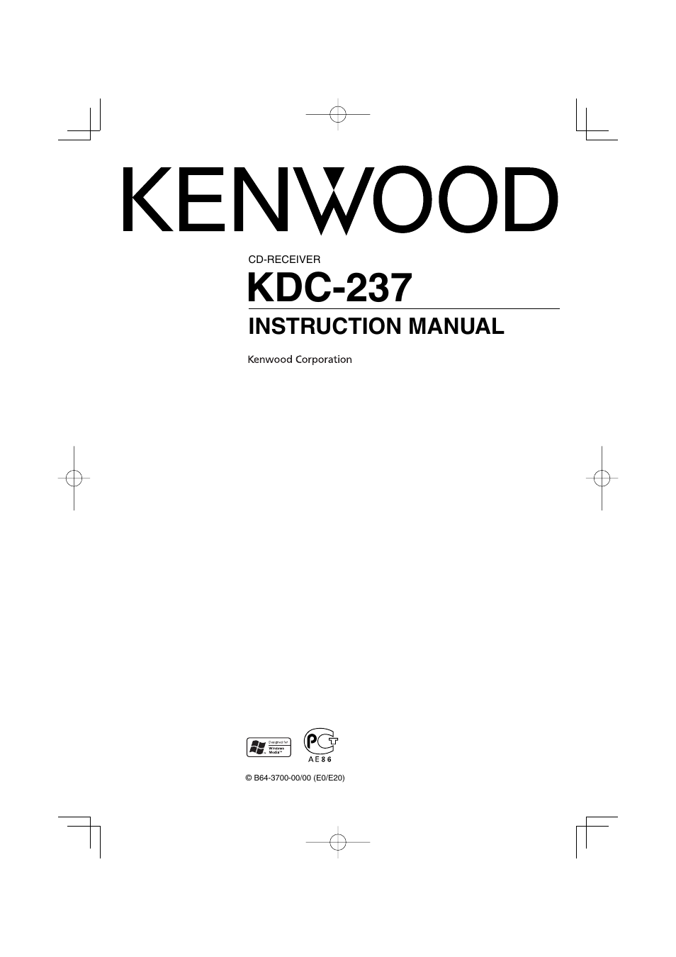 Kenwood KDC-237 User Manual | 28 pages