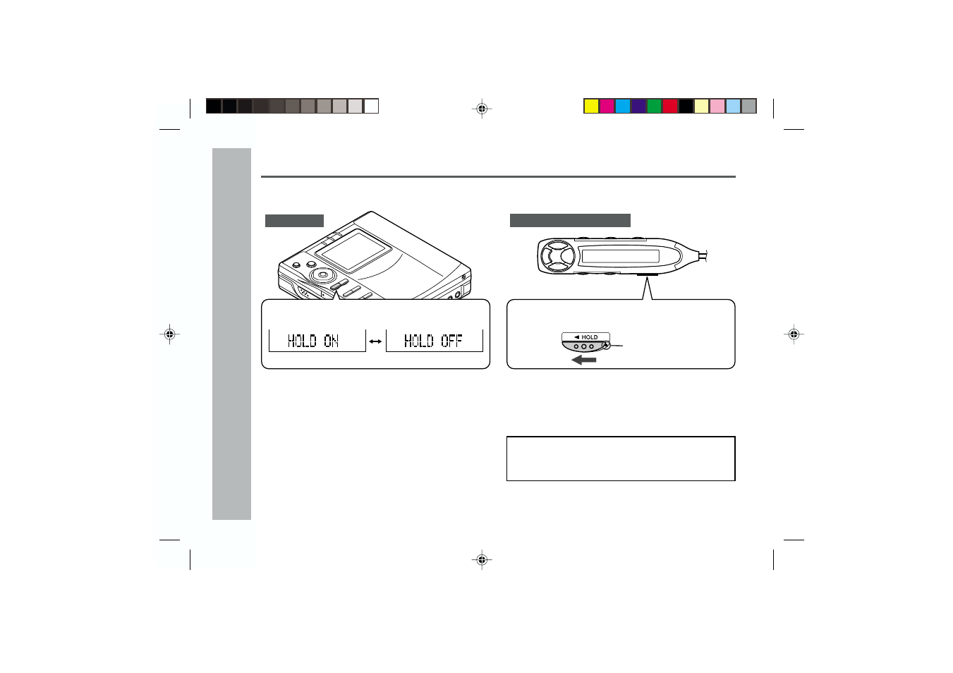 Hold function, Preparation | Kenwood MD-MT877W User Manual | Page 16 / 60