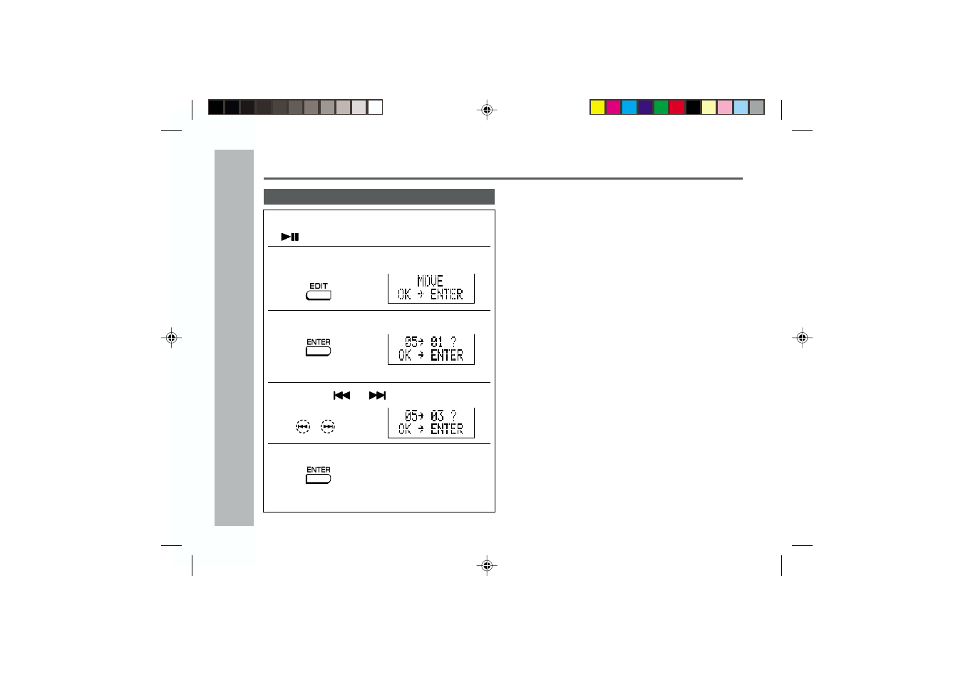 Advanced features, Editing a recorded minidisc (continued) | Kenwood MD-MT877W User Manual | Page 50 / 60