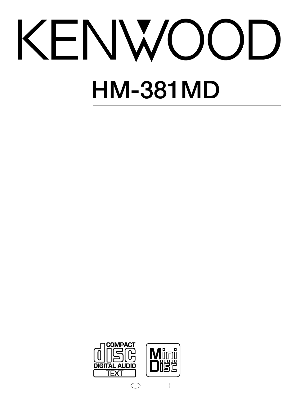 Kenwood HM-381MD User Manual | 76 pages