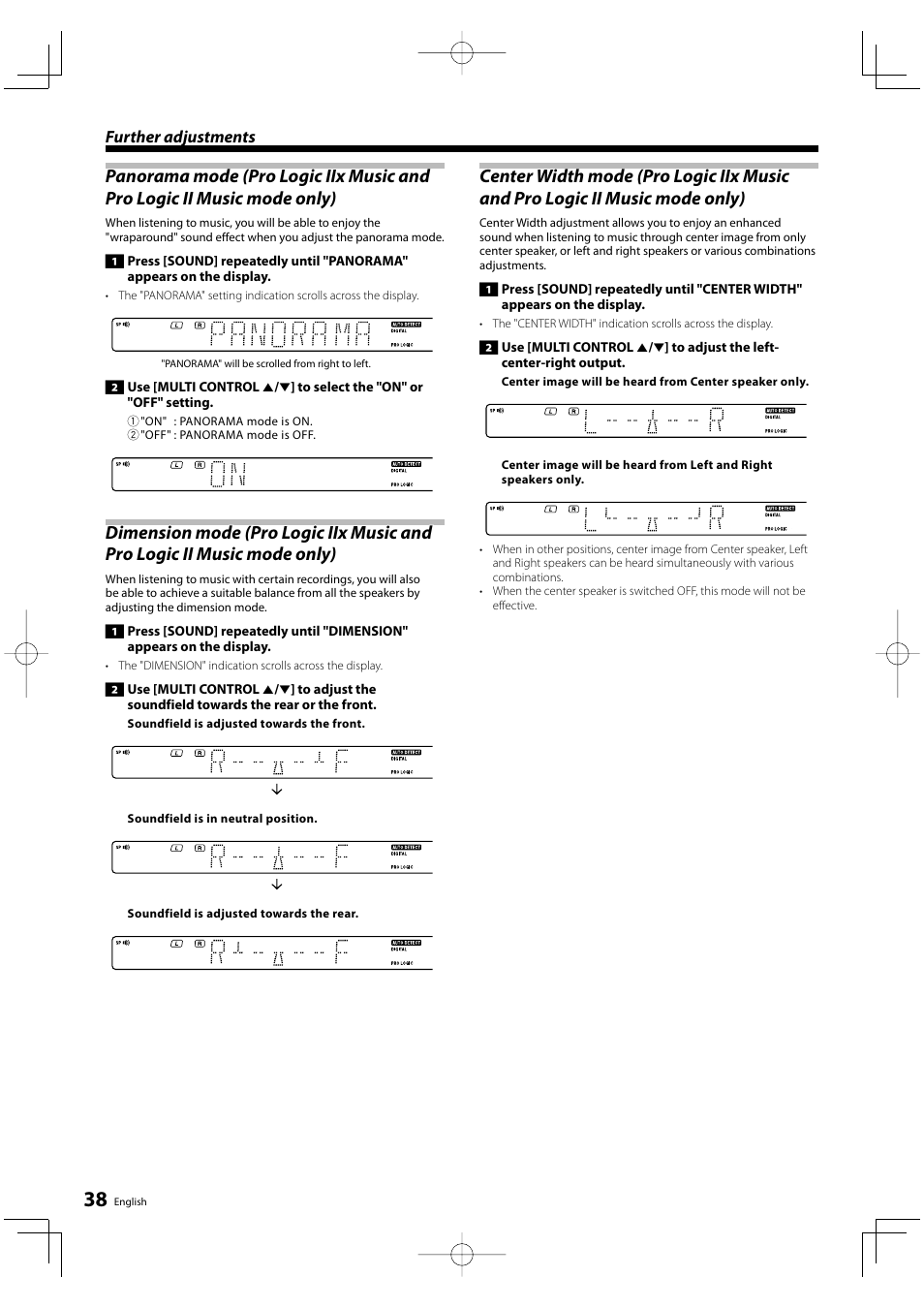 Kenwood KRF-V6200D User Manual | Page 38 / 44