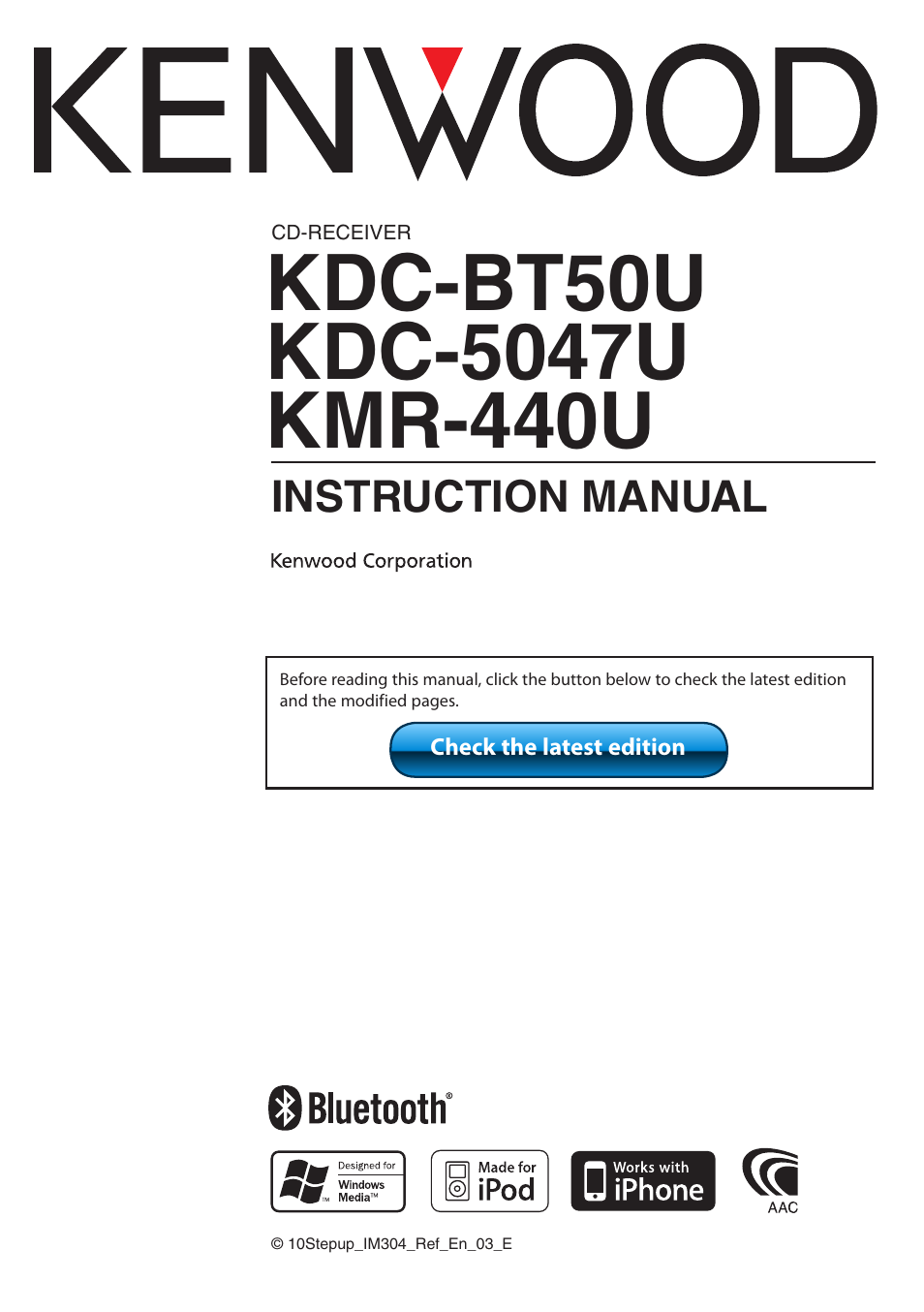 Kenwood KDC-5047U User Manual | 41 pages