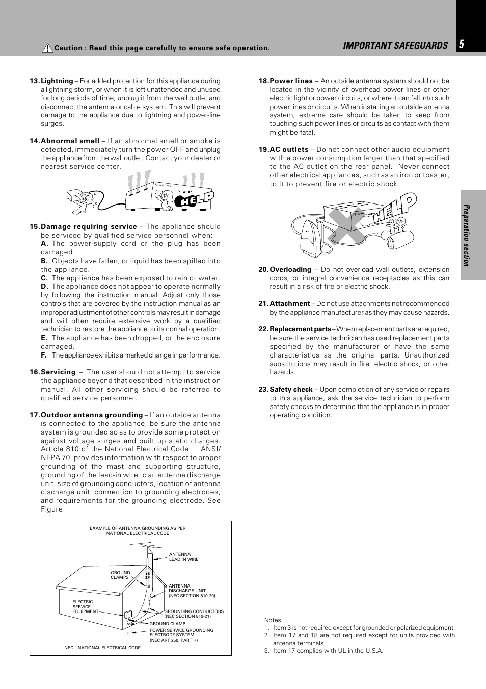 Important safeguards | Kenwood NV 600 User Manual | Page 5 / 64