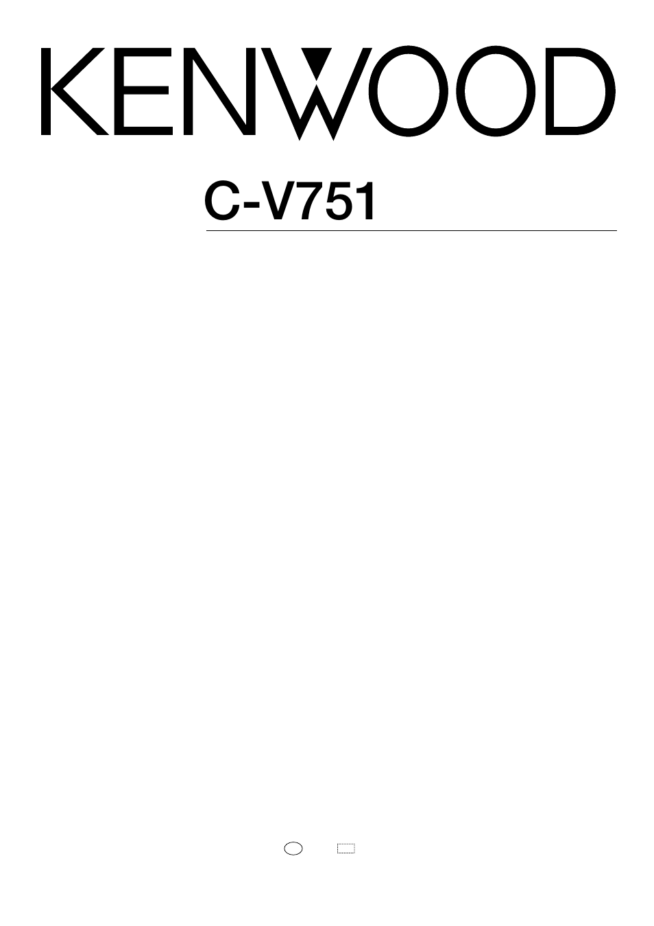 Kenwood C-V751 User Manual | 64 pages