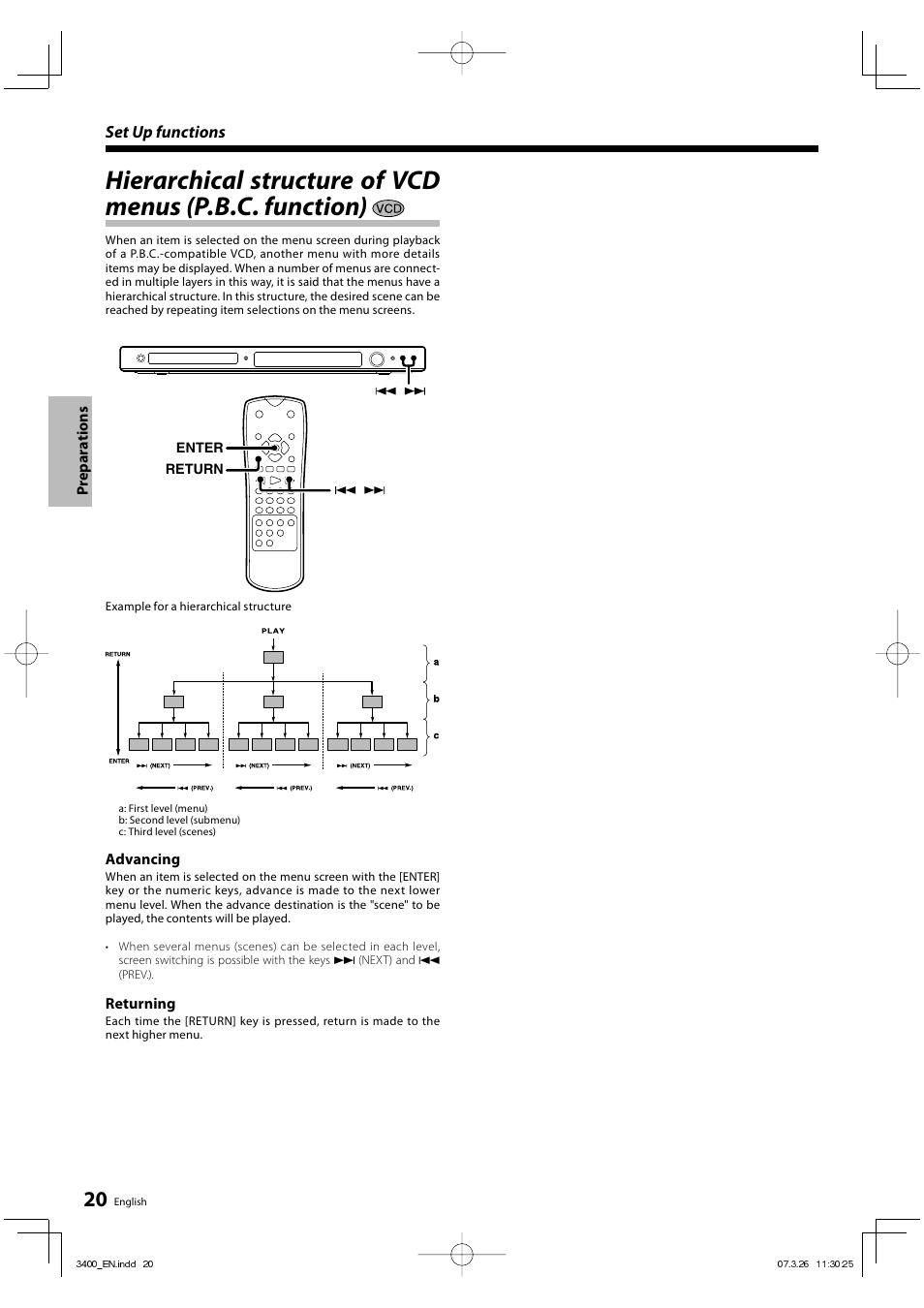 Kenwood DVF-3400 User Manual | Page 20 / 36