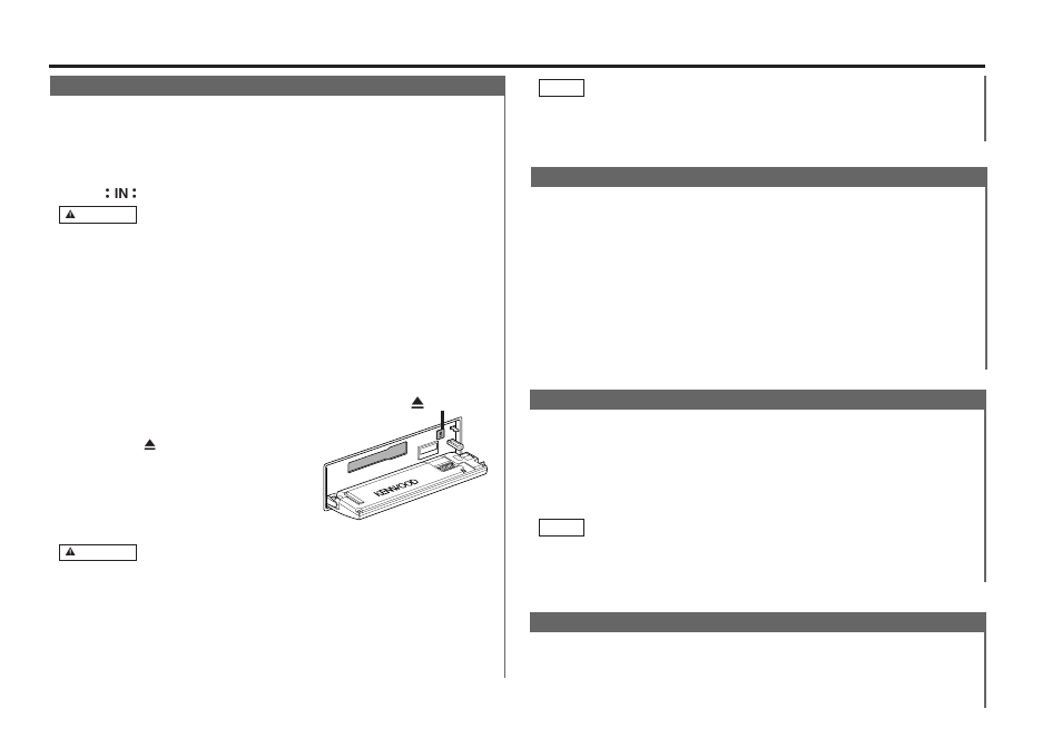 Playing cassette tapes, Fast forwarding and rewinding cassette tapes, Blank skip function | Tuner call function, Cassette player features | Kenwood KRC-559R User Manual | Page 19 / 46