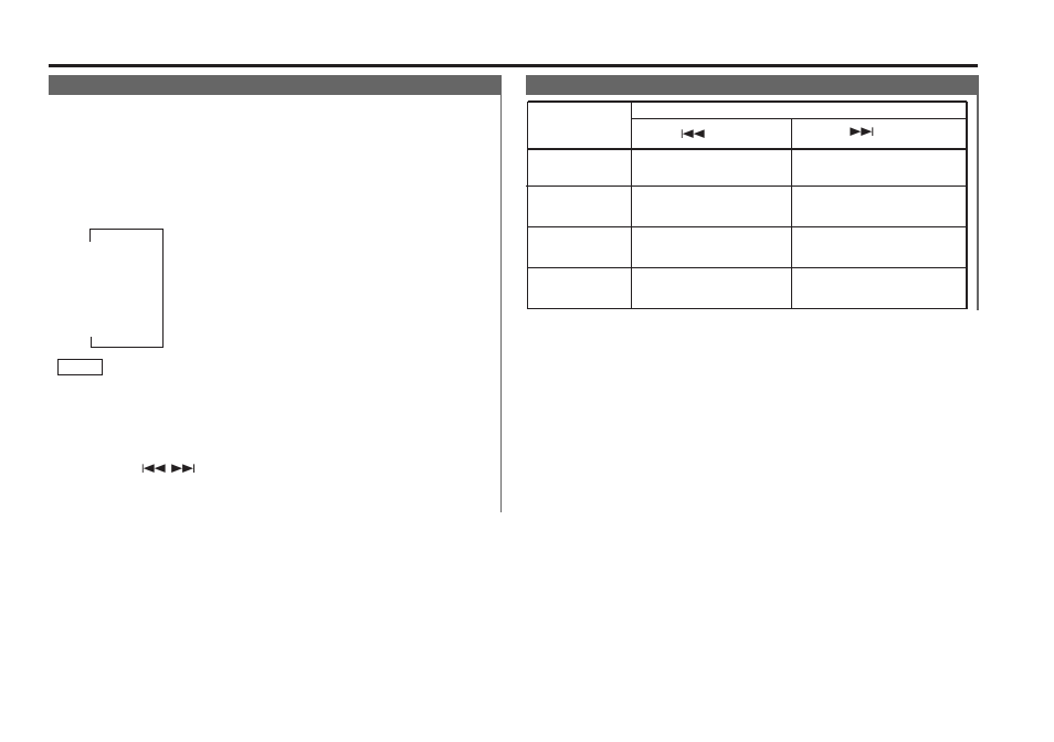 Audio control setting, Table of audio control setting, Other features | Kenwood KRC-559R User Manual | Page 29 / 46