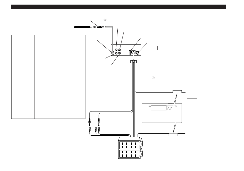 Connecting cables to terminals | Kenwood KRC-559R User Manual | Page 39 / 46