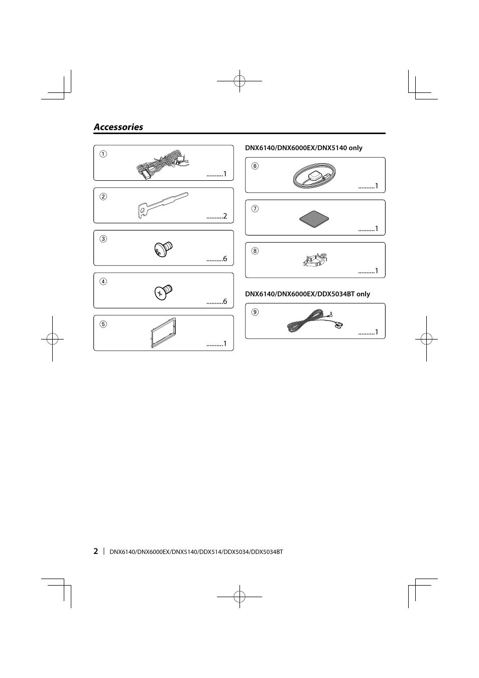 Kenwood DDX5034 User Manual | Page 2 / 32