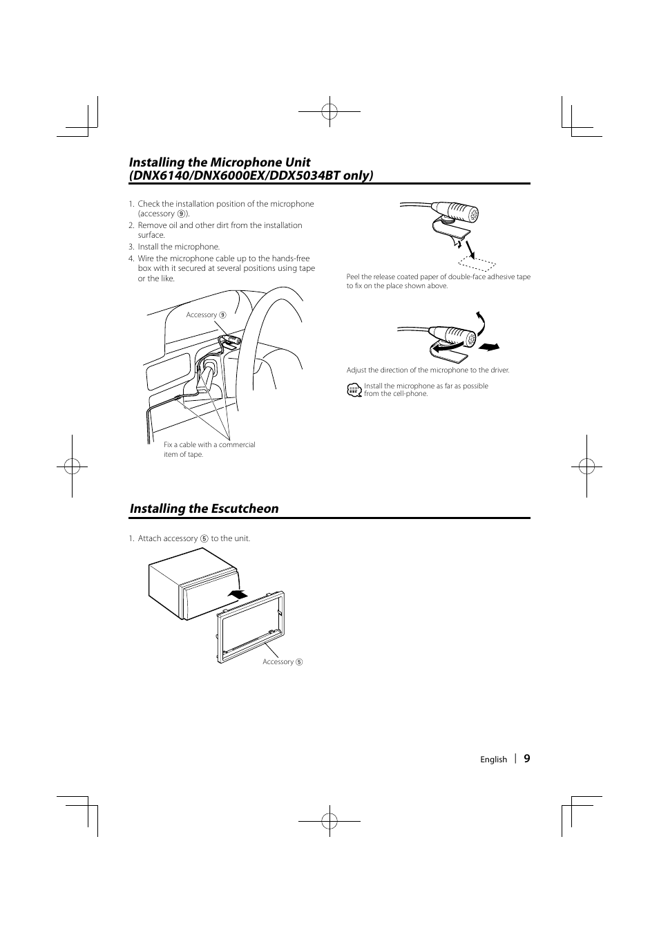 Kenwood DDX5034 User Manual | Page 9 / 32