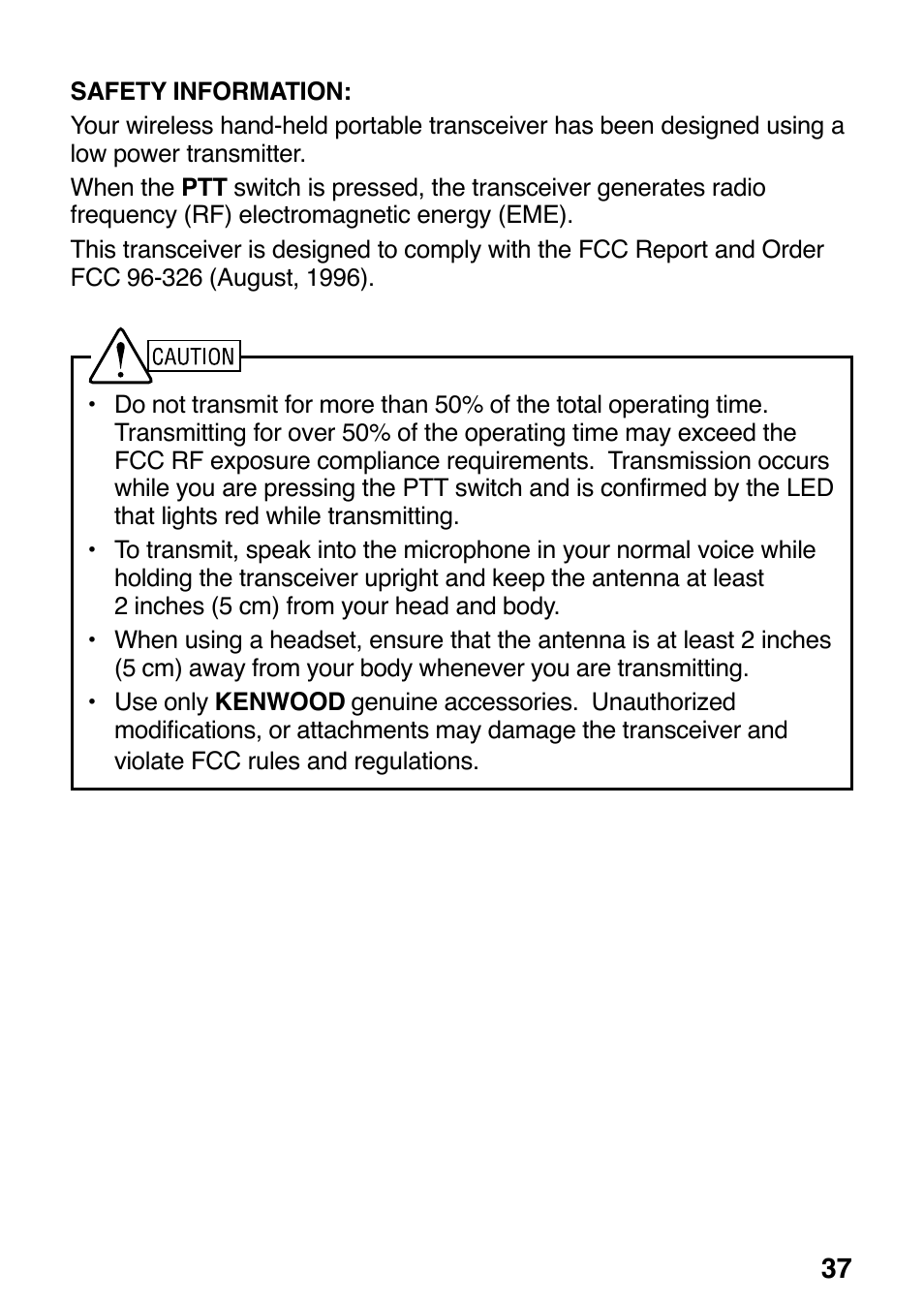 Kenwood TK-3131 User Manual | Page 43 / 50