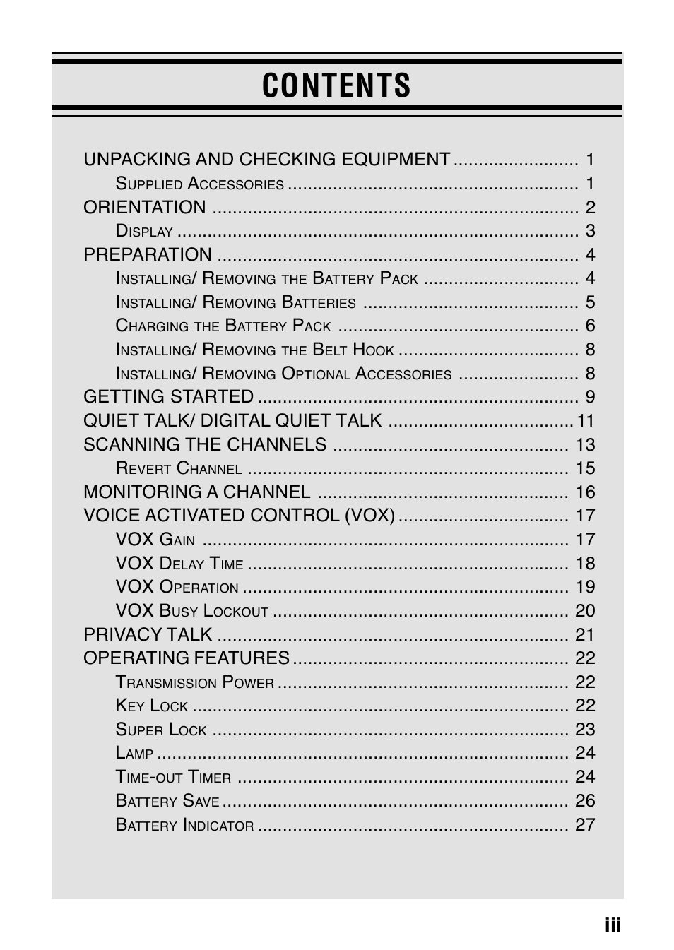 Kenwood TK-3131 User Manual | Page 5 / 50