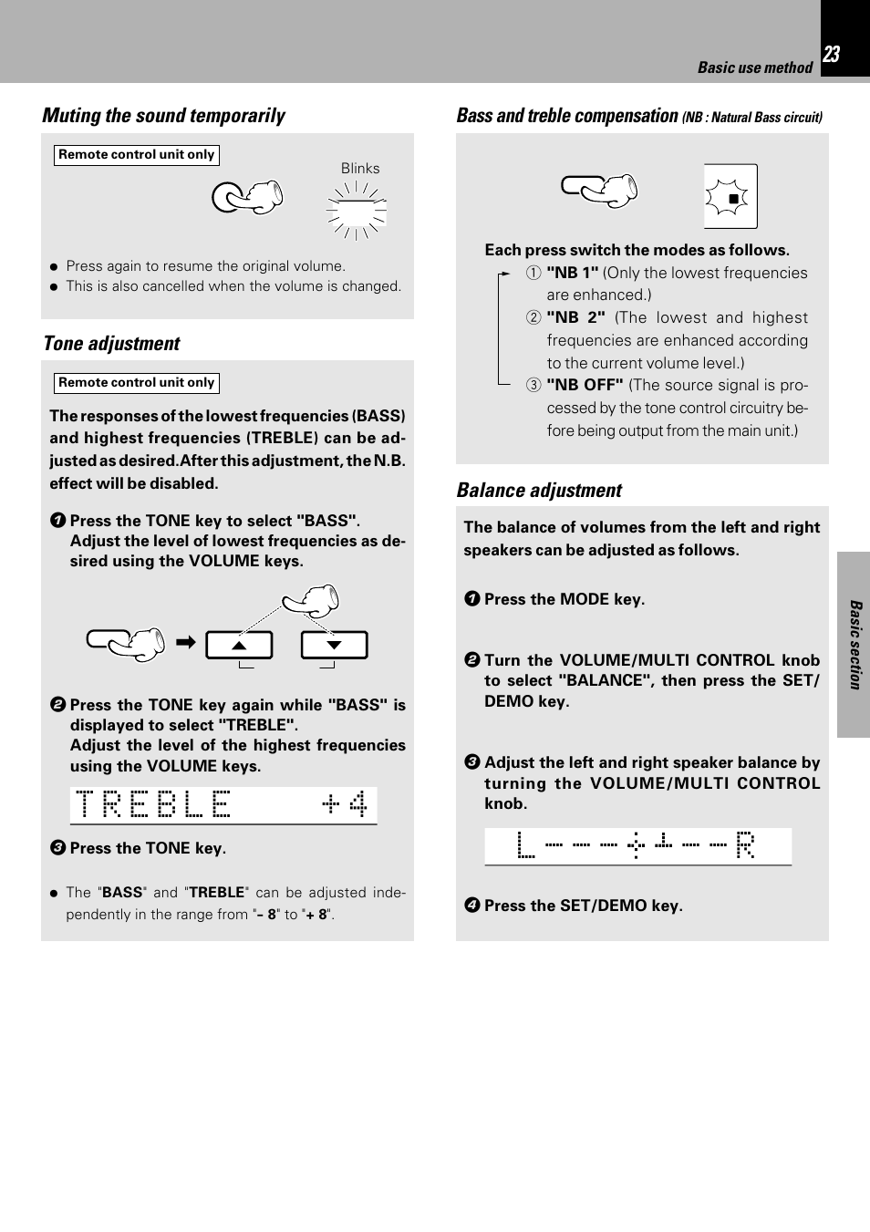 L - r | Kenwood HM-DV6MD User Manual | Page 23 / 104