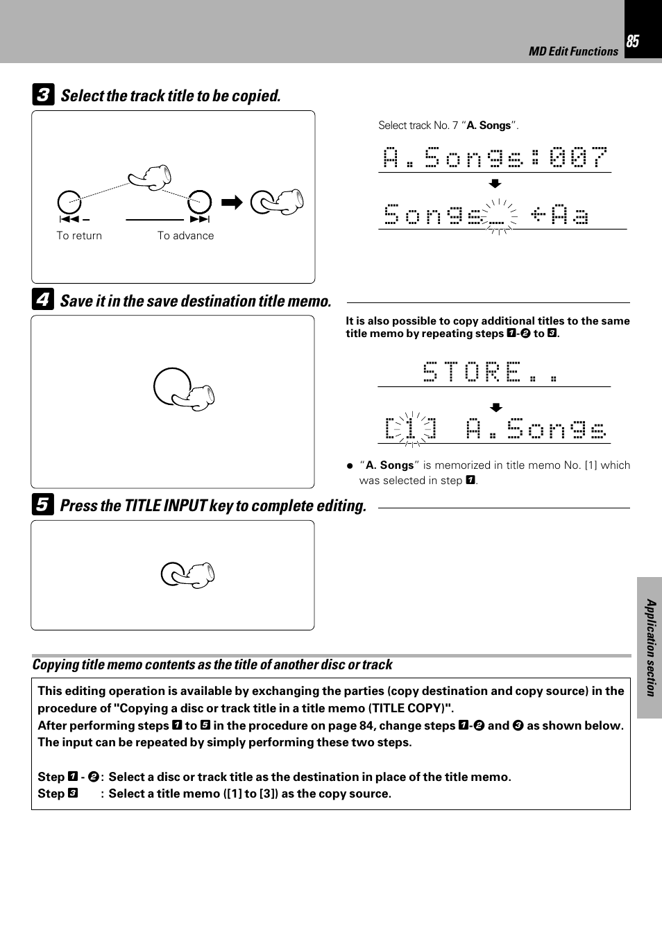 O r e . . s t | Kenwood HM-DV6MD User Manual | Page 85 / 104