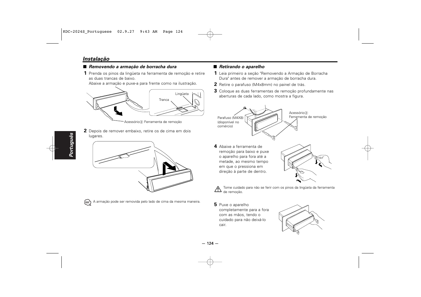 Kenwood KDC-2094 User Manual | Page 124 / 128